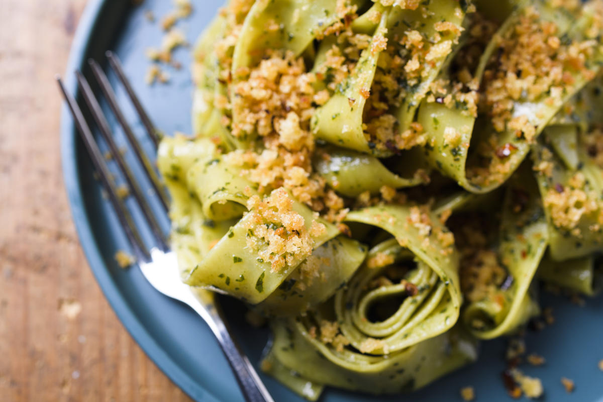 In France, pesto is enriched with an umami bomb