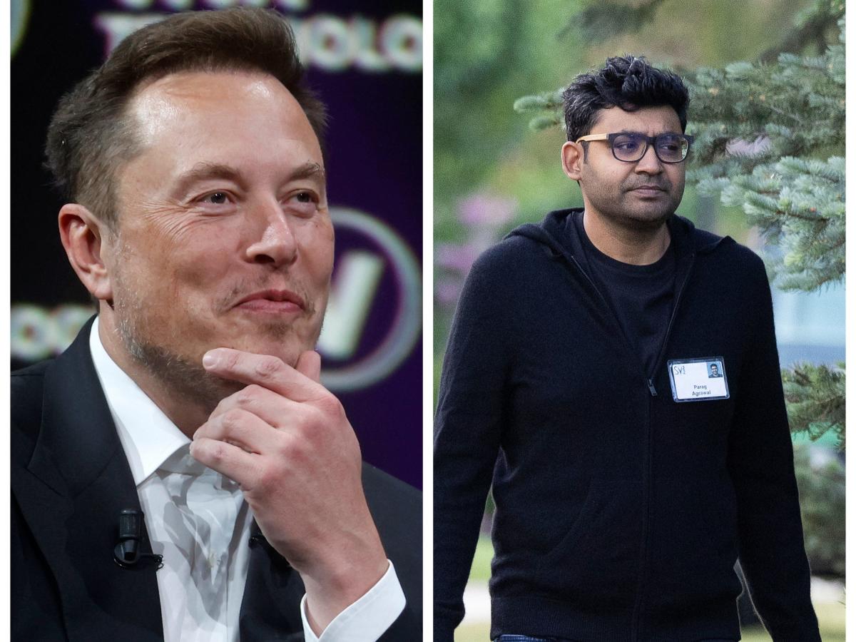 Elon Musk met then-Twitter CEO Parag Agrawal for a secret dinner in 2022 and said Agrawal was not the 'fire-breathing dragon' the platform needed