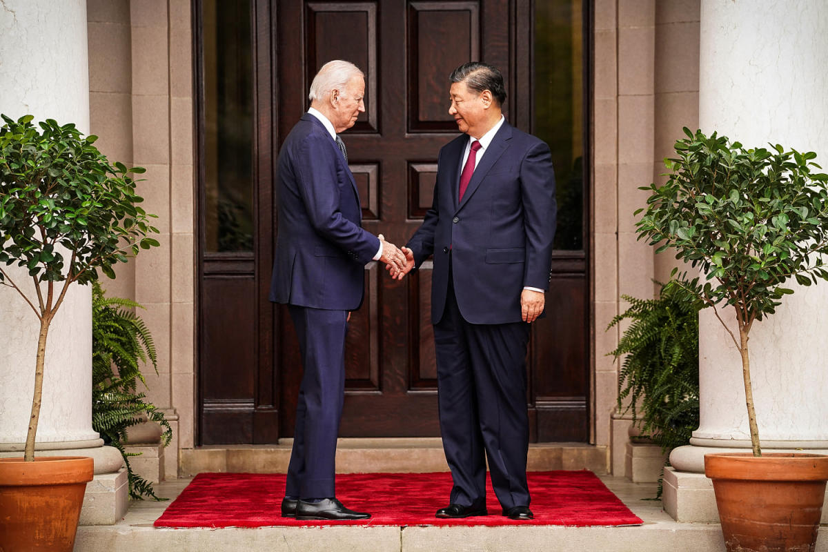 Biden and China's Xi Jinping meet in an effort to smooth tensions