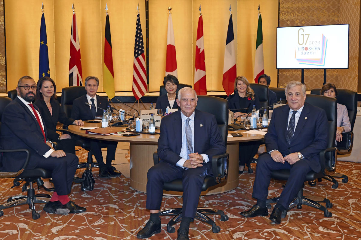 Blinken, senior diplomats seek G7 unity on Israel-Hamas war and other global crises
